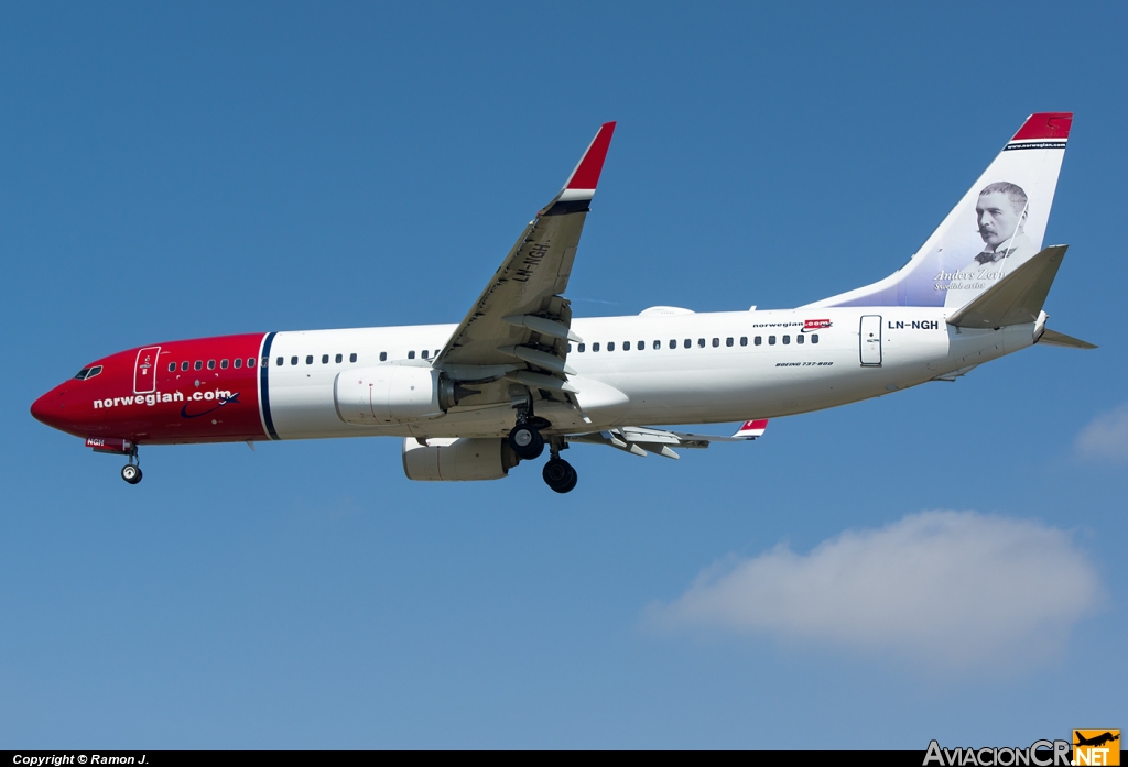 LN-NGH - Boeing 737-8JP - Norwegian Air Shuttle