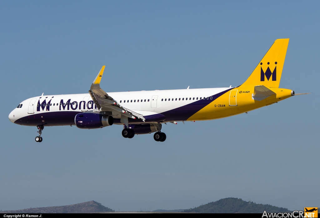 G-ZBAM - Airbus A321-231 - Monarch Airlines