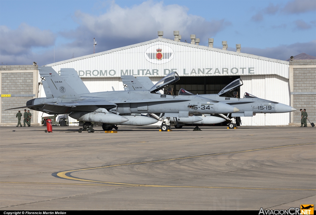 C.15-64 - McDonnell Douglas F/A-18A Hornet - España - Ejército del Aire