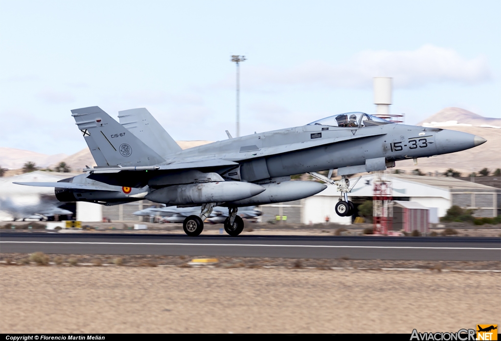 C.15-67 - McDonnell Douglas F/A-18A Hornet - Ejercito del Aire de España