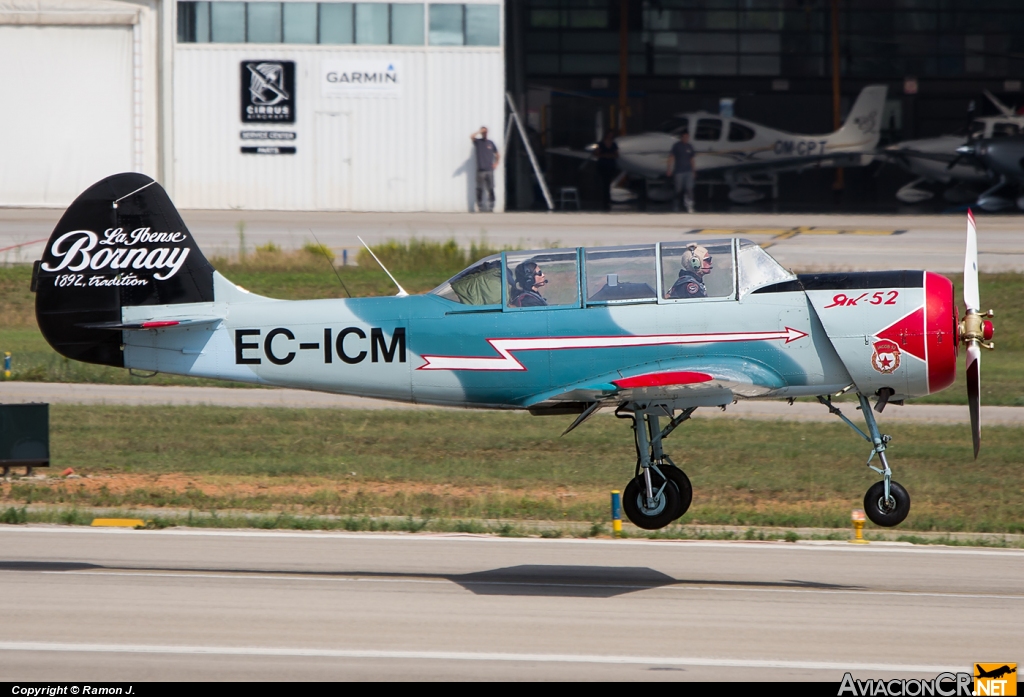 EC-ICM - Yakovlev Yak-52 - Asociación deportiva Jacob-52