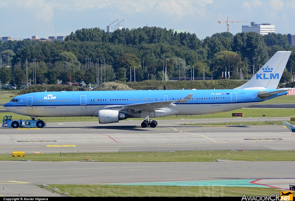 PH-AKD - Airbus A330-303 - KLM - Royal Dutch Airlines