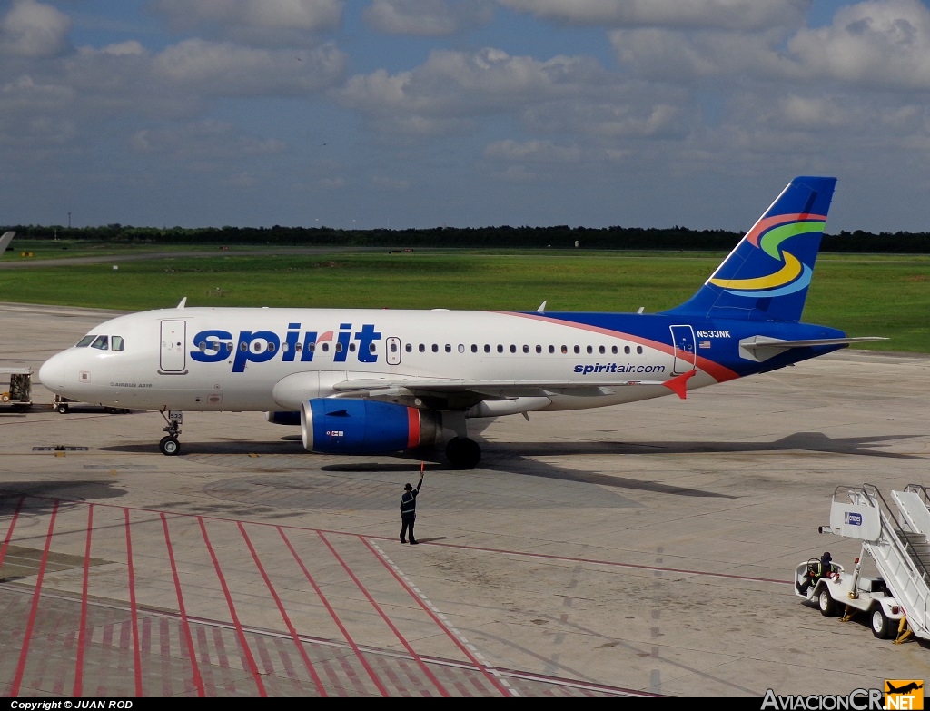 N533NK - Airbus A319-132 - Spirit Airlines