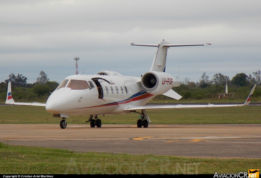 LV-FUF - Learjet 60 - Privado