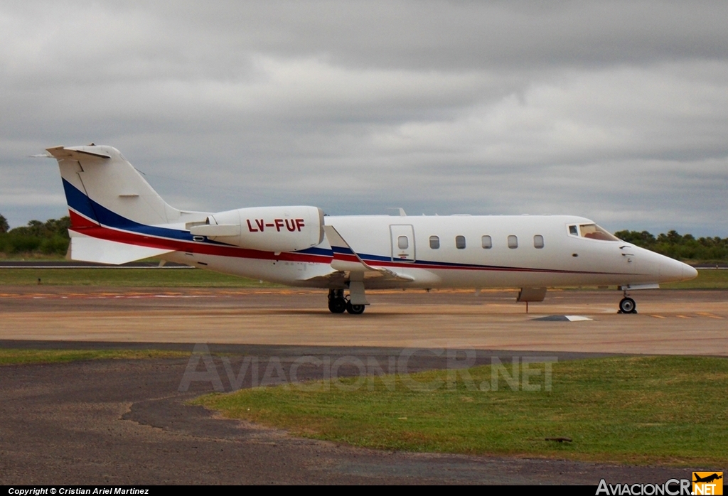 LV-FUF - Learjet 60 - Privado