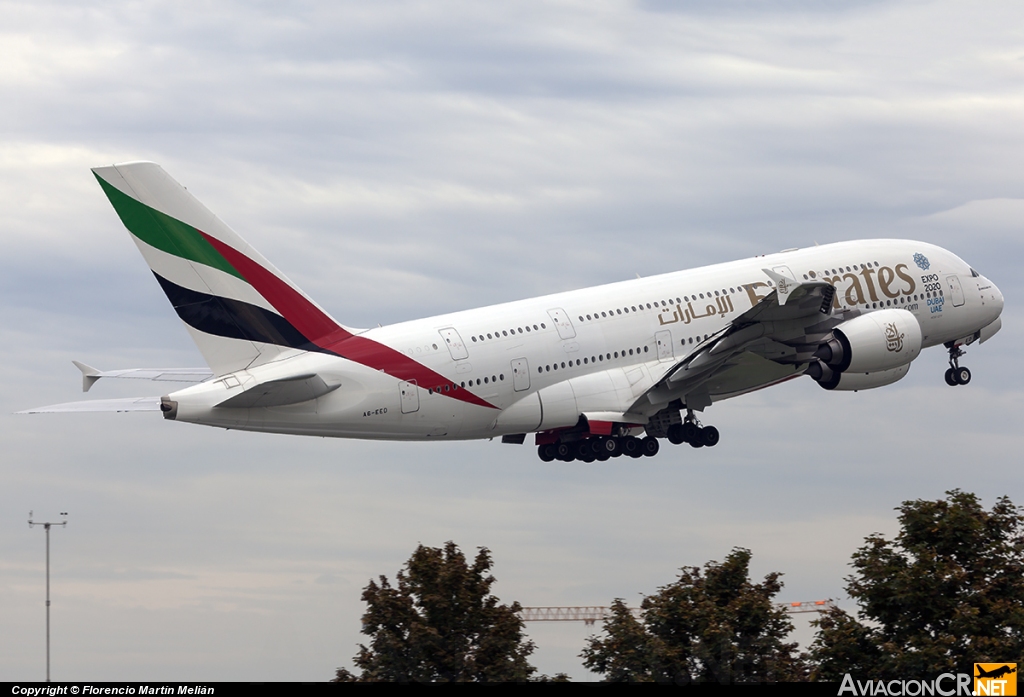 A6-EED - Airbus A380-861 - Emirates