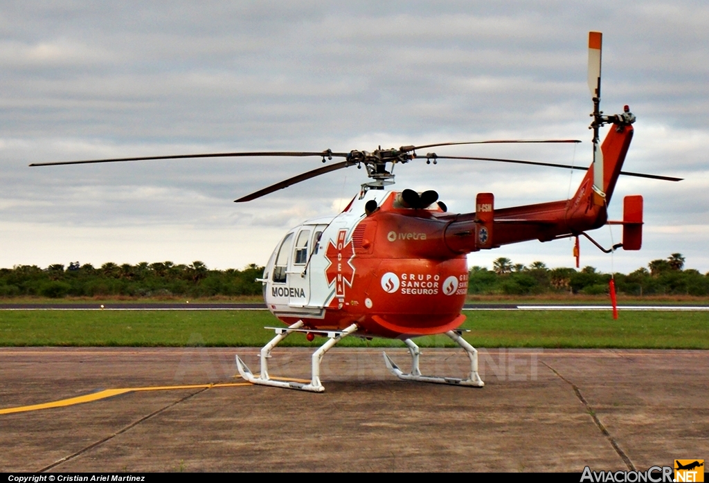 LV-CSM - Bolköw MBB Bo105-CBS4 - Modena Air Service