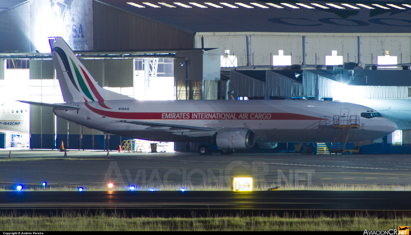 N16AQ - Boeing 737-476 - Emirates International Air Cargo