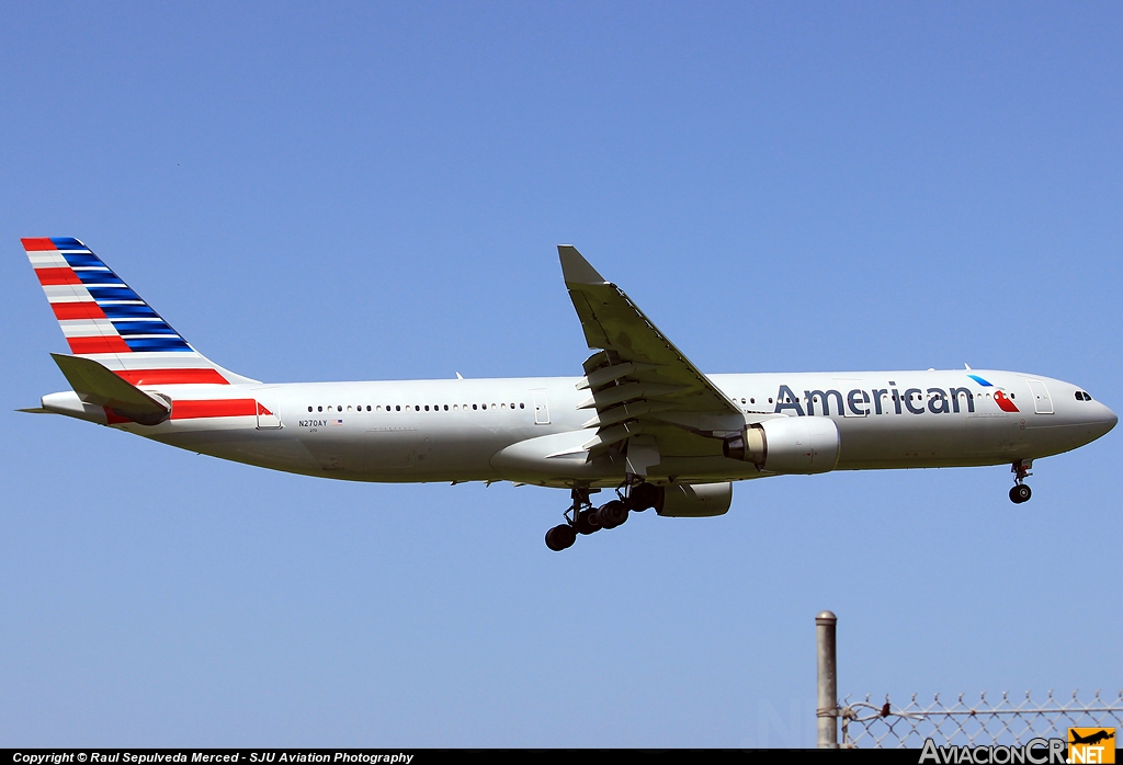 N270AY - Airbus A330-323X - American Airlines (US Airways)