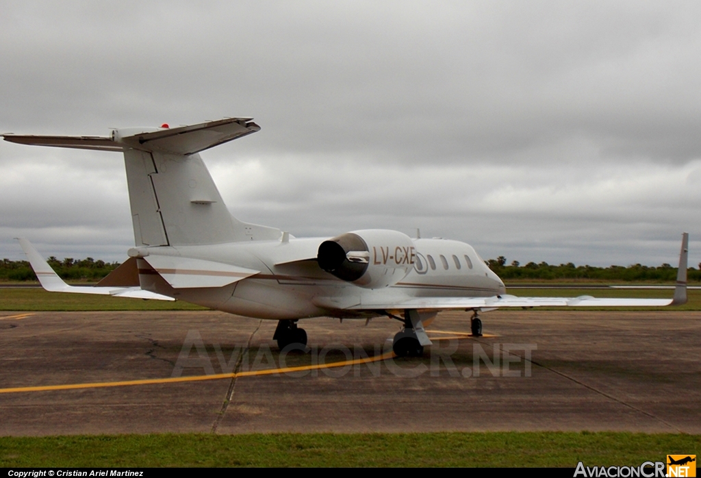 LV-CXE - Learjet 31A - Privado