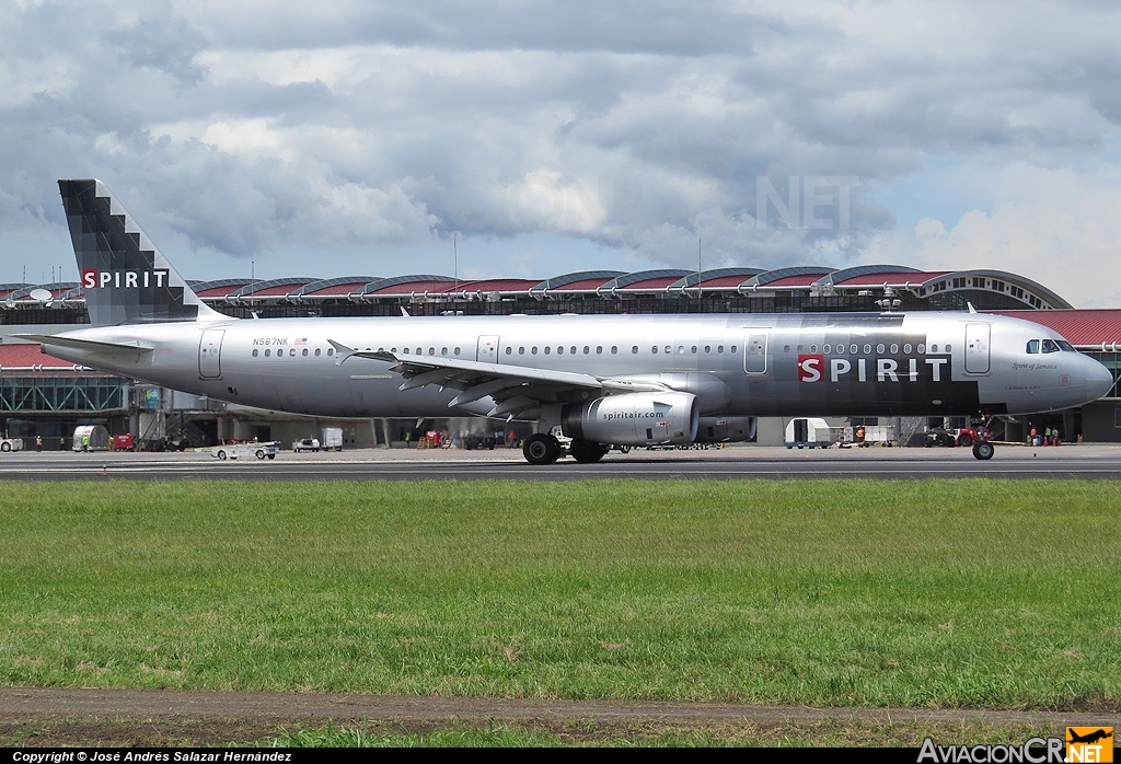 N587NK - Airbus A321-231 - Spirit