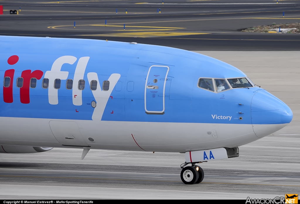 OO-JAA - Boeing 737-8BK - Jetairfly (TUI Airliners Belgium)