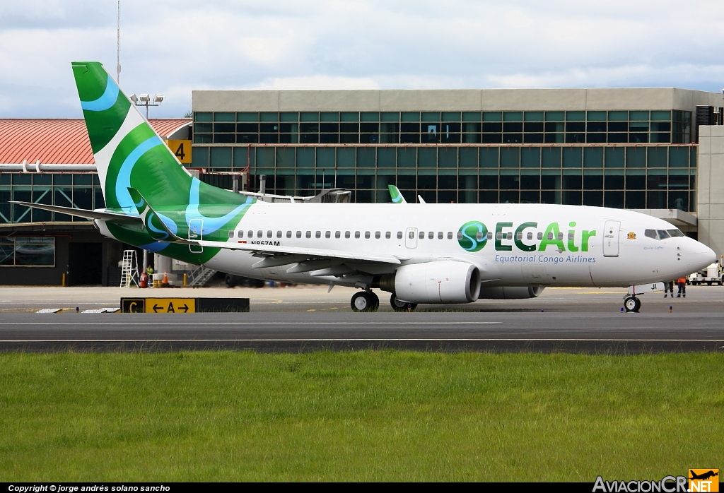 N857AM - Boeing 737-752 - ECair - Equatorial Congo Airlines