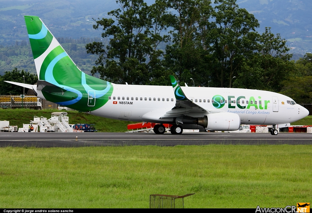 N857AM - Boeing 737-752 - ECair - Equatorial Congo Airlines