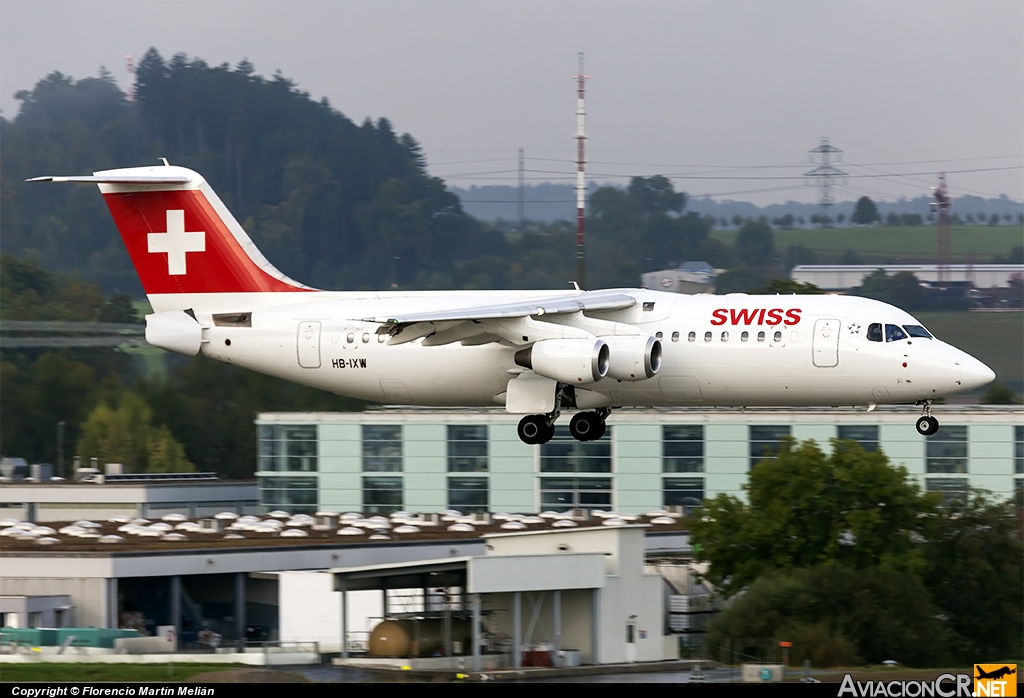 HB-IXW - BAE Systems Avro 146-RJ100 - SWISS