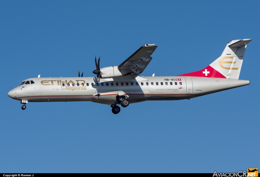 HB-ACC - ATR 72-212A - Etihad Airways