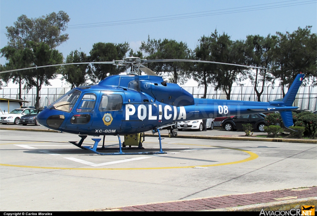 XC-GDM - Eurocopter AS-350BA Ecureuil - Policia del Gobierno del Distrito Federal. México