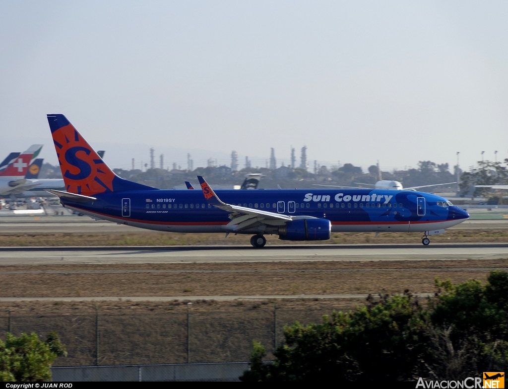 N819SY - Boeing 737-86N - Sun Country Airlines