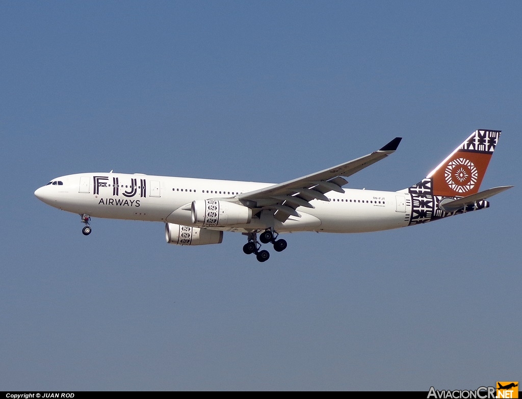 DQ-FJT - Airbus A330-243 - Fiji Airways
