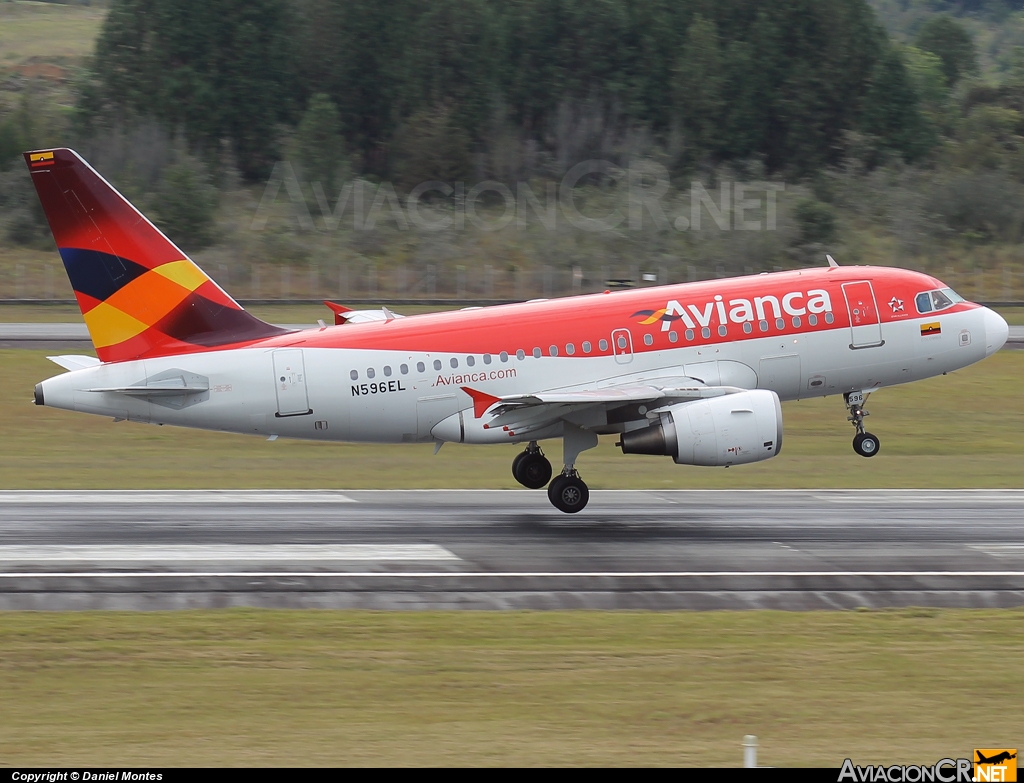 N596EL - Airbus A318-111 - Avianca