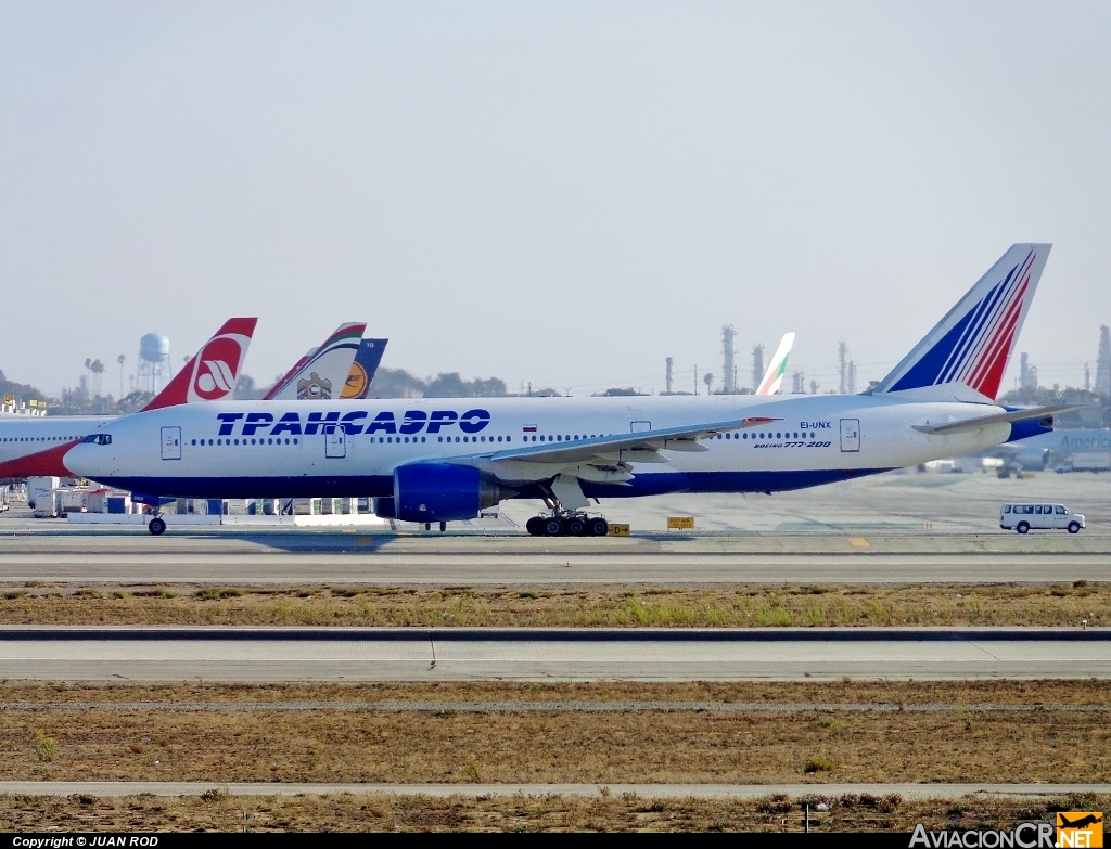 EI-UNX - Boeing 777-222/ER - Transaero Airlines