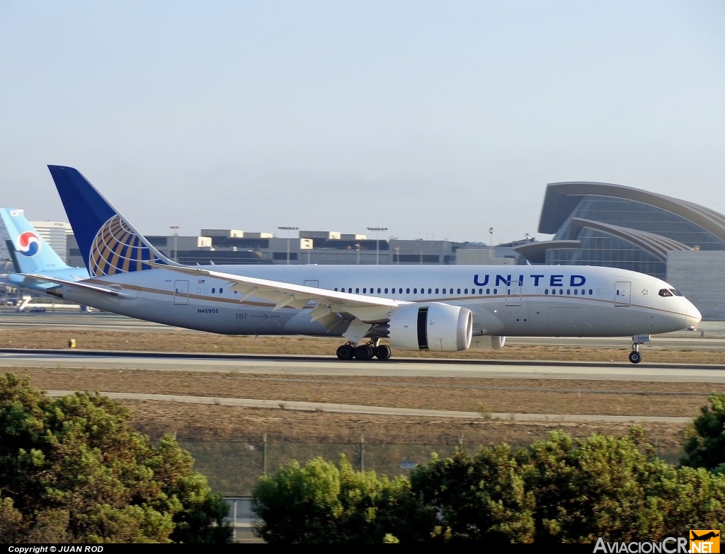 N45905 - Boeing 787-8 Dreamliner - United Airlines