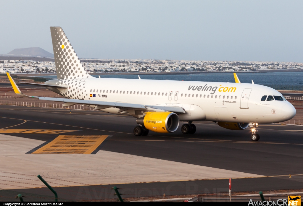 EC-MAN - Airbus A320-214 - Vueling