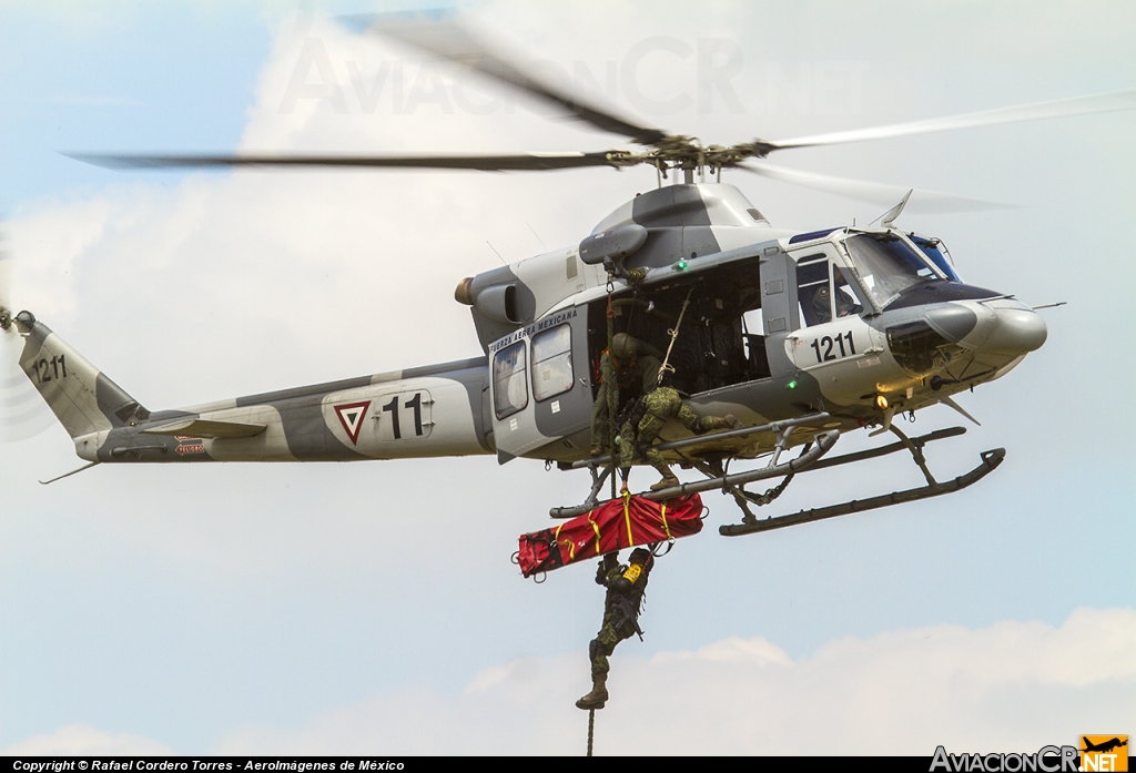 1211 - Bell 412EP - Fuerza Aerea Mexicana