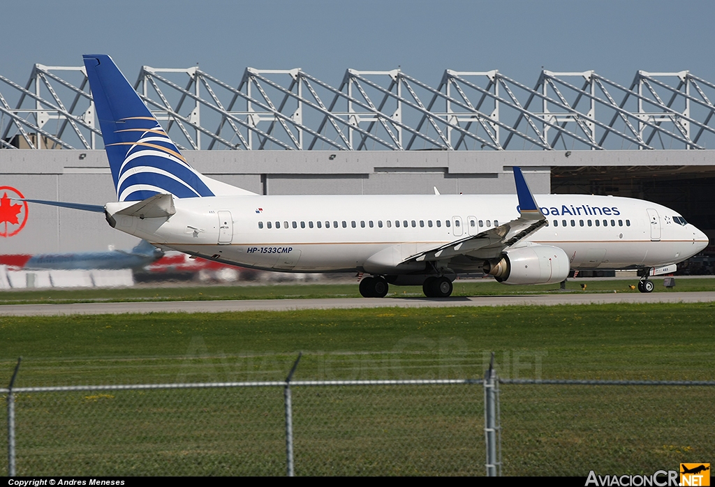 HP-1533CMP - Boeing 737-8V3 - Copa Airlines