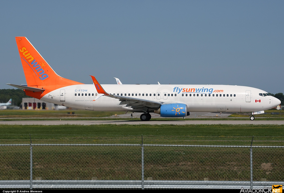 C-FTDW - Boeing 737-808 - Sunwing Airlines