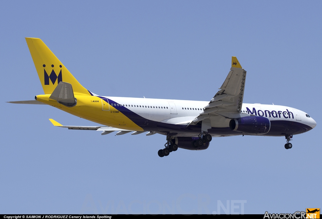 G-EOMA - Airbus A330-243 - Monarch Airlines