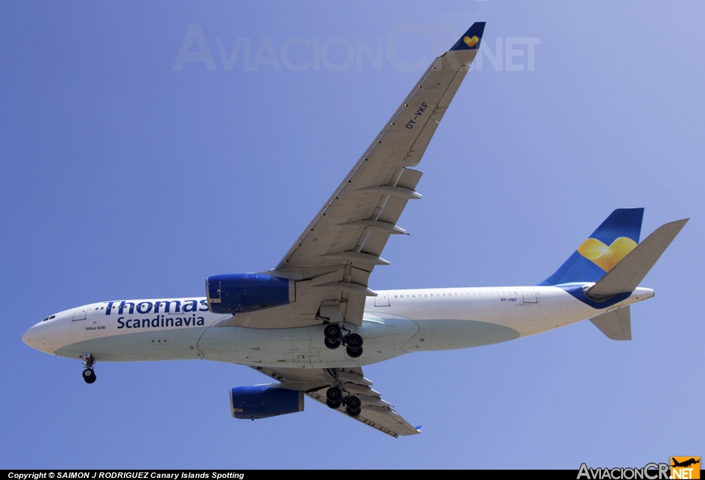 OY-VKF - Airbus A330-243 - My Travel Airways
