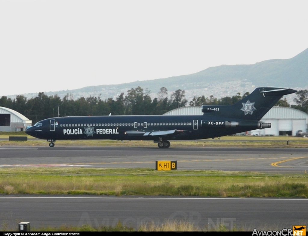 XC-OPF - Boeing 727-264(Adv) - Policia Federal Preventiva (PFP) - Mexico