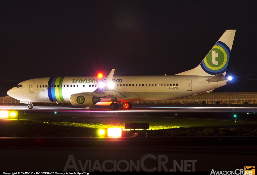 PH-HSB - Boeing 737-8K2 - Transavia Airlines