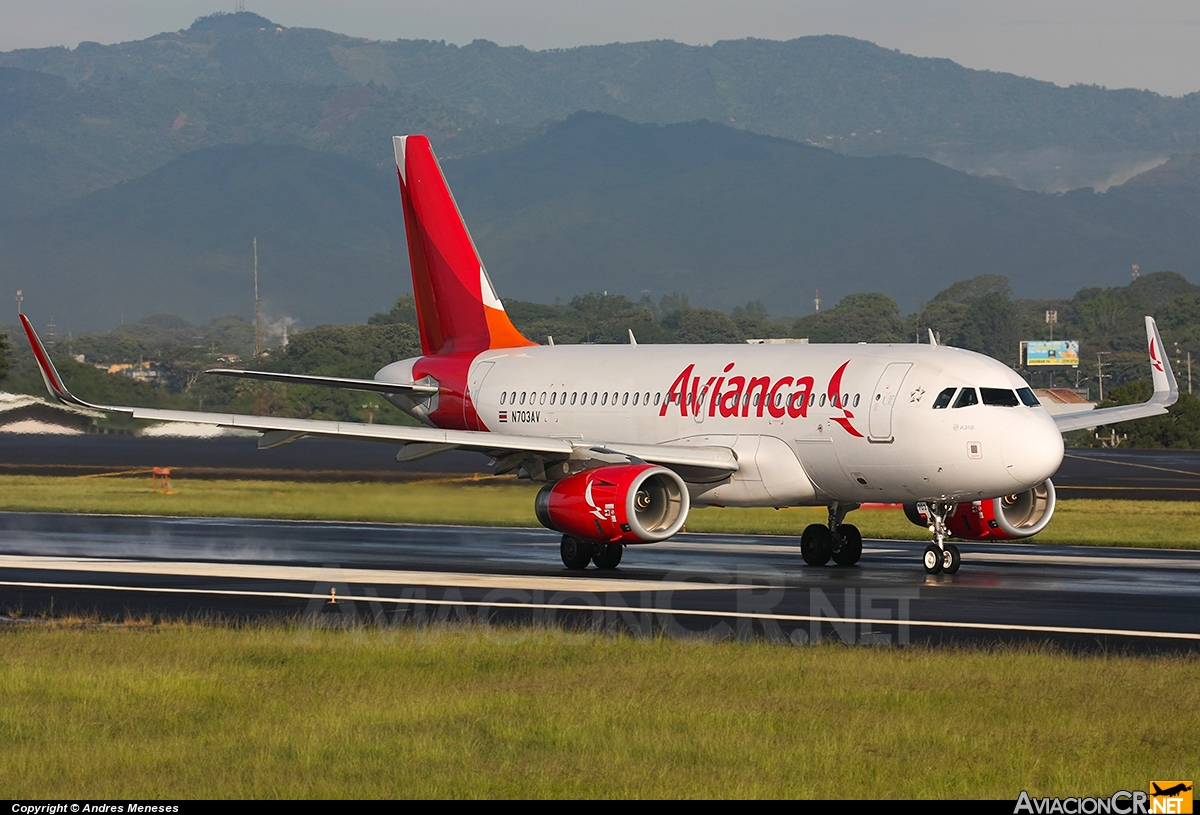 N703AV - Airbus A319-132 - Avianca