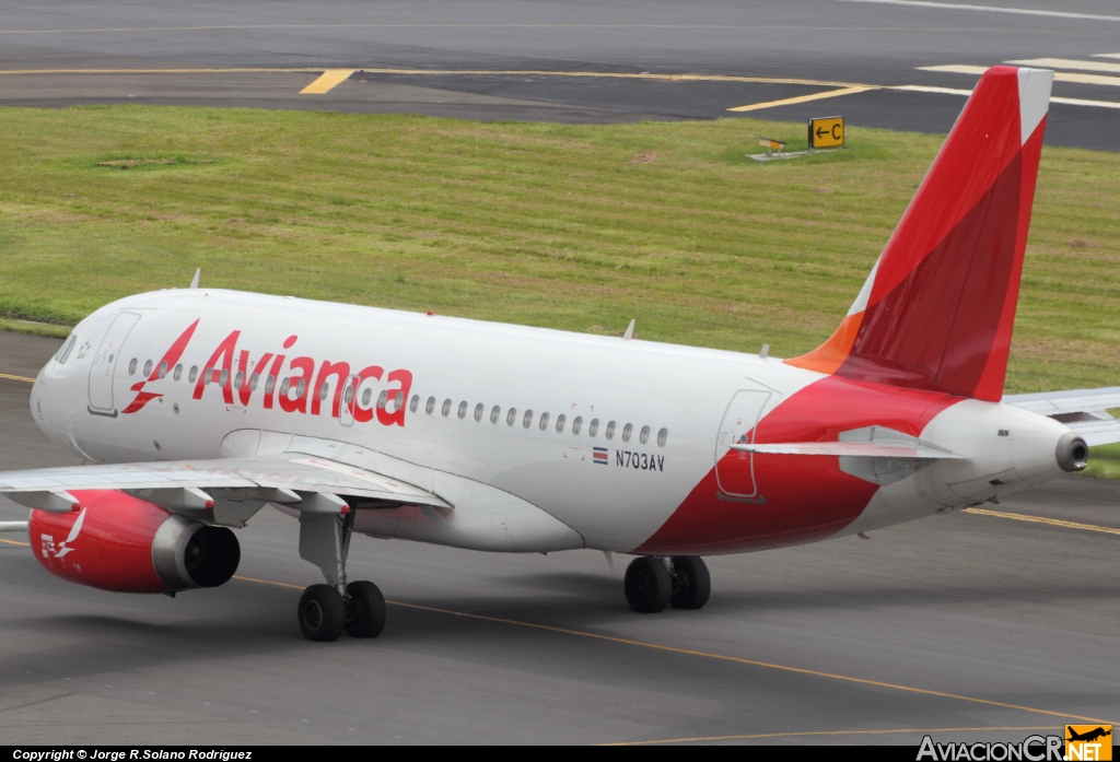 N703AV - Airbus A319-132 - Avianca