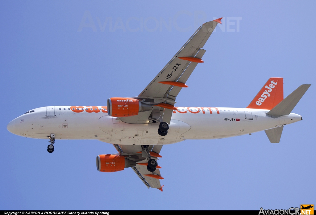 HB-JZX - Airbus A320-214 - EasyJet Switzerland