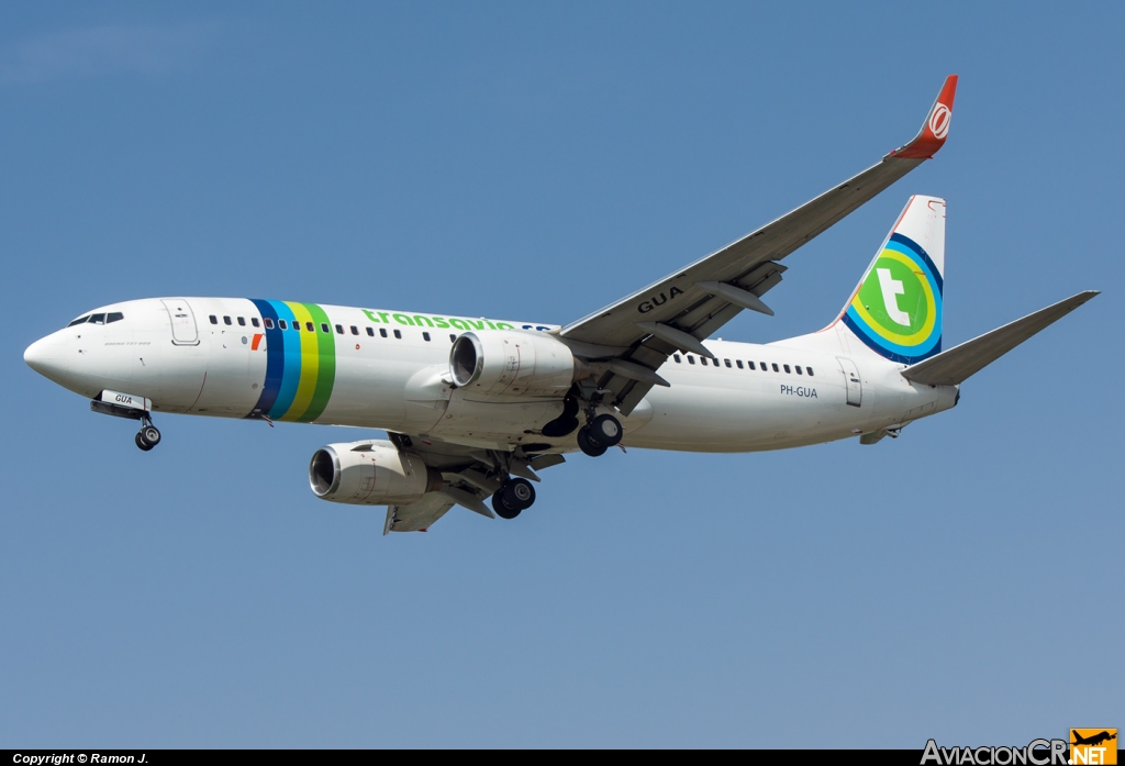 PH-GUA - Boeing 737-8EH/W - Transavia Airlines