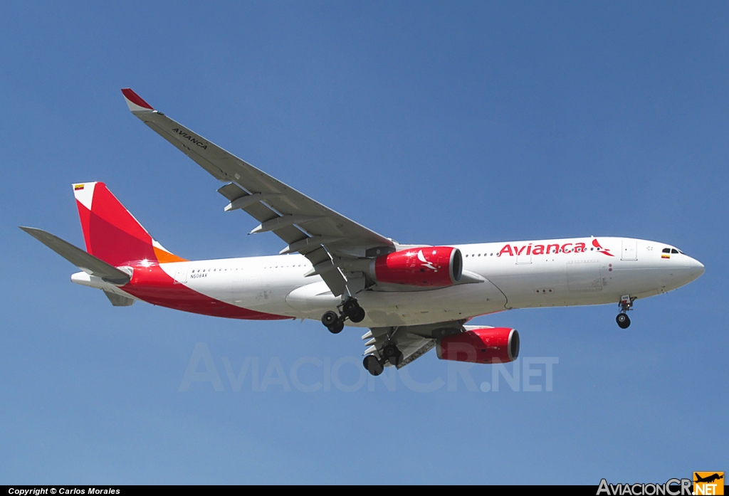 N508AV - Airbus A330-243 - Avianca