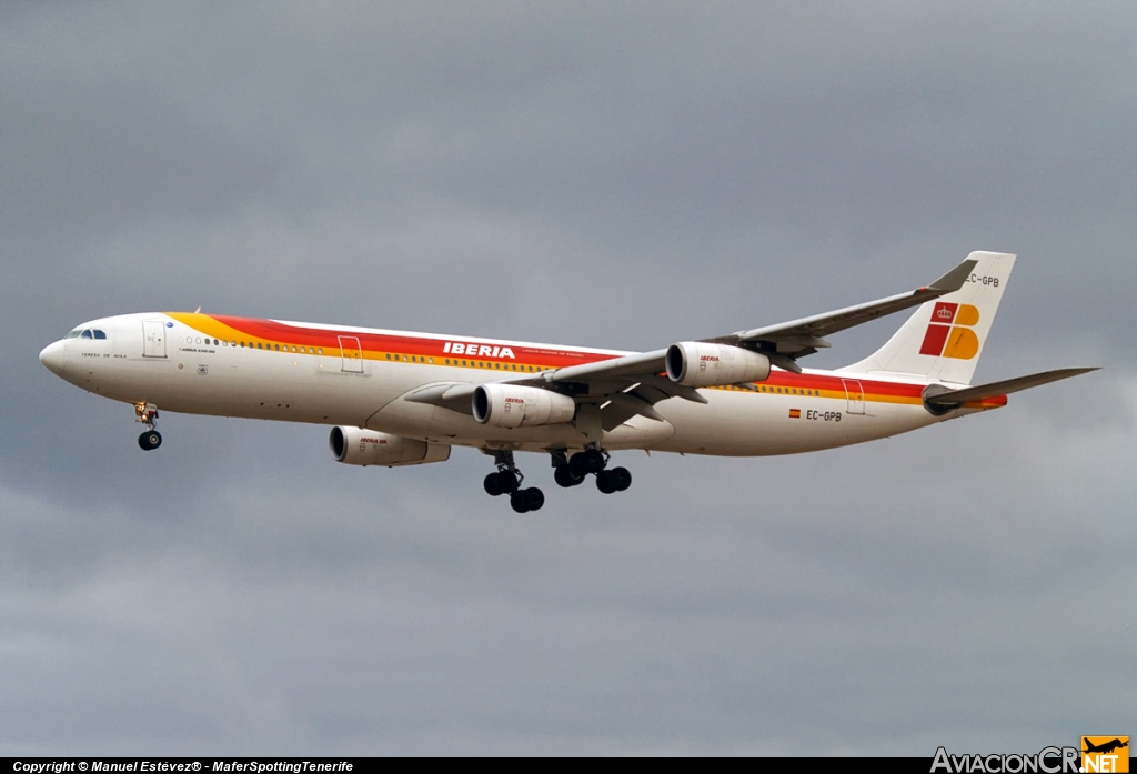 EC-GPB - Airbus A340-313X - Iberia