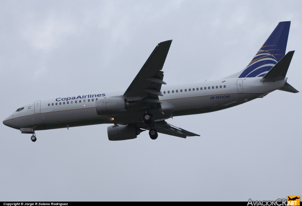 HP-1843CMP - Boeing 737-8V3 - Copa Airlines