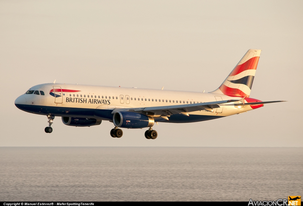 G-TTOE - Airbus A320-232 - British Airways