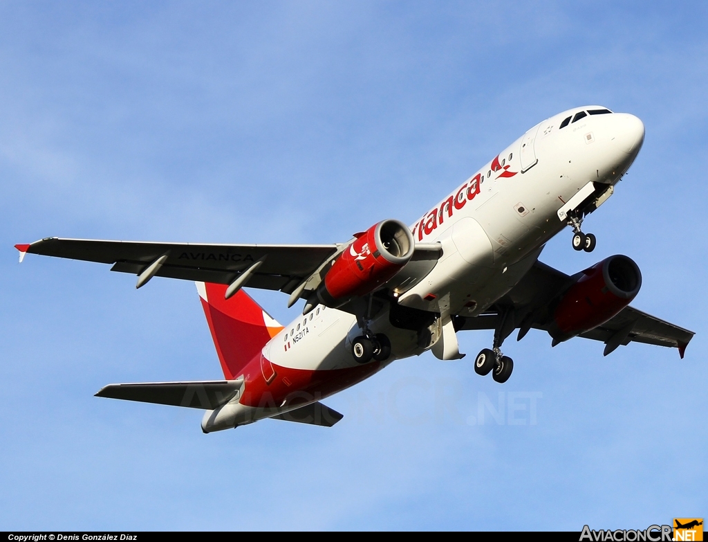 N521TA - Airbus A319-132 - Avianca