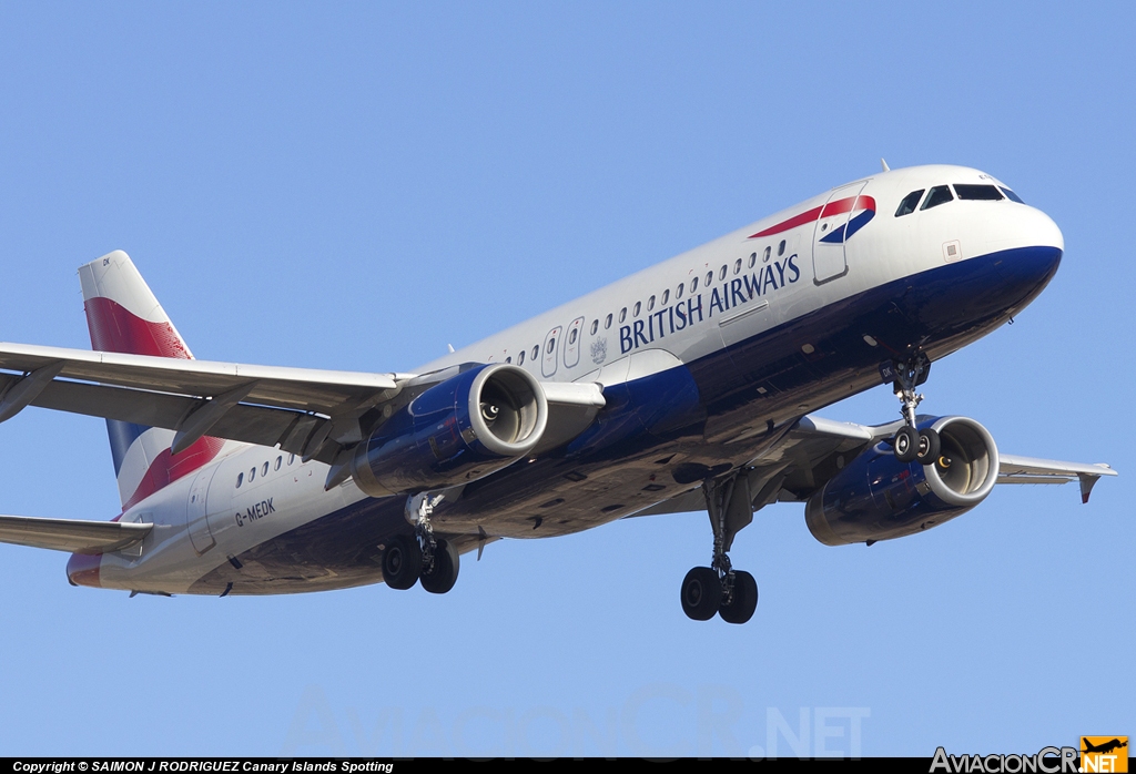 G-MEDK - Airbus A320-232 - British Airways