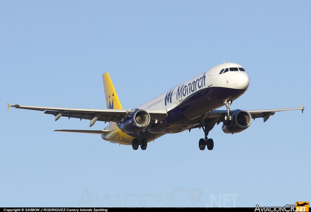 G-OZBO - Airbus A321-231 - Monarch Airlines