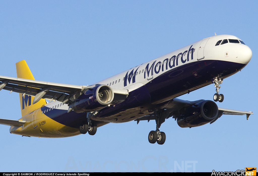 G-OZBH - Airbus A321-231 - Monarch Airlines