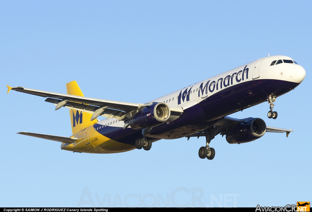 G-OZBL - Airbus 321-231 - Monarch Airlines