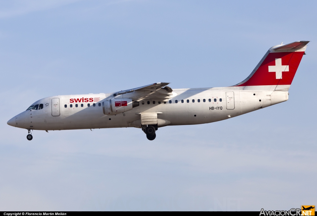 HB-IYQ - British Aerospace BAe-146-100 - Swiss International Air Lines