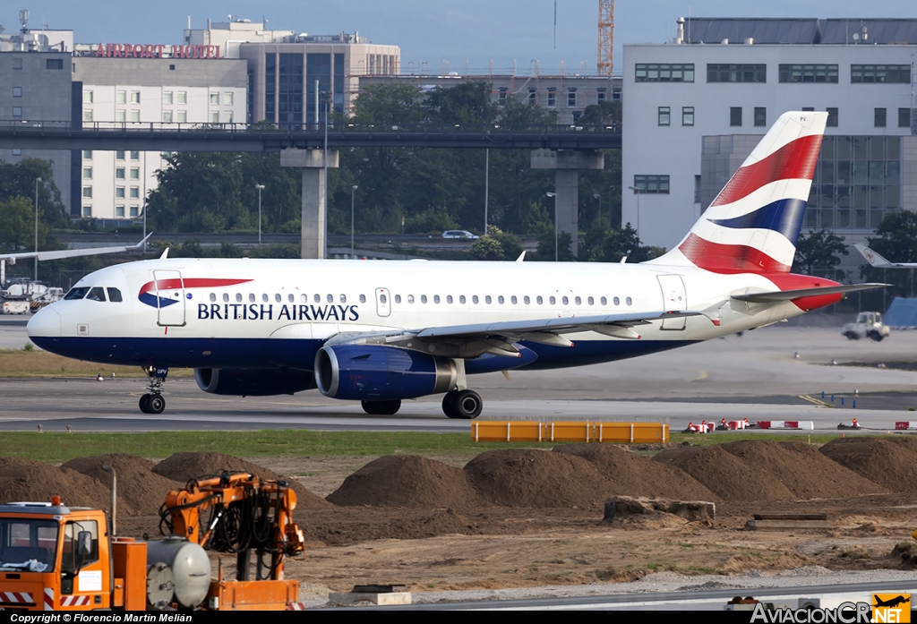 G-EUPV - Airbus A319-131 - British Airways