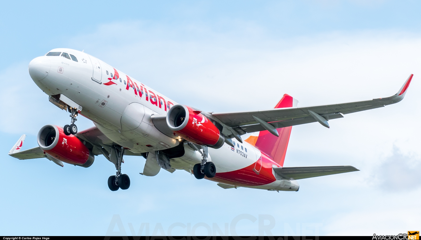 N703AV - Airbus A319-132 - Avianca